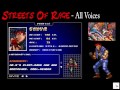 Streets Of Rage - All Voices / Complete Sortet