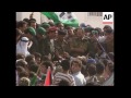 W.Bank - Palestinian Police Welcome In Jenin