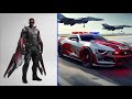 AVENGERS But POLICE CAR 🚓 VENGERS 🔥All Characters (marvel & DC) 2024 💥