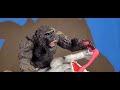 [KONG vs SHIMO in the hollow earth] Stopmotion battle