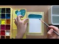 Jess Chung x Craftamo brush set LIVE DEMO with gouache