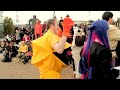 Funny guy in costume dancing at MCM Oct 2011