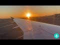 BEAUTIFUL Sunrise Landing In San Francisco - United A320