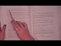 ASMR INAUDIBLE / UNINTELLIGIBLE READING (super clicky whispering, word tracing, page turning)