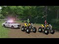 EVADING THE POLICE ON ATV'S!