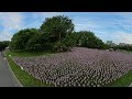 Boston Common Memorial Day USA flag garden 2024 Insta360 X4 8K 360 video fake drone shot
