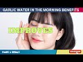 Garlic Water In The Morning Benefits (SHOCKING 12 Health Benefits of Garlic Water On Empty Stomach)