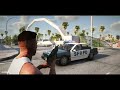 GTA: San Andreas Remastered™ 2023 - Los Santos Epic 6 Star Chase Shootout / GTA 5 PC Mods