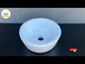 How to make a concrete sink stone bathroom sink from cement