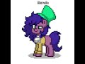 Making a Pony Town character using random hex codes/ colors