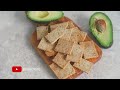Easy Vegan Crackers | Keto, Gluten Free