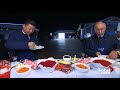 Vladimir Putin and Xi Jinping treat themselves with pancakes, vodka and caviar