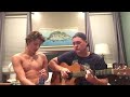 Brandon and Logan singing Hallelujah