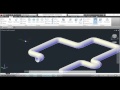 Tubulação 3D AutoCAD - 3D pipe Modelling