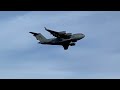 RCAF C17 Take Off at Prestwick Airport