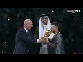 FIFA World Cup 2022 Qatar  🏆 trophy ceremony 💘🇦🇷🇨🇵