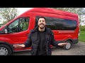 VAN TOUR - Fully Converted Off Grid Ford Transit with Hidden Shower