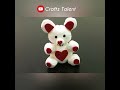 How to make Teddy Bear|Without Cotton and sew|Homemade Teddy bear|Homemade Soft toy| Newspaper teddy