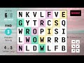 find 4 hidden words - word search challenge