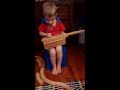 Edmond's cigar box guitar