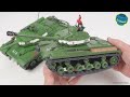 New Quan Guan KV-1 & IS-2 w/ Full Interior - Soviet Heavy Tanks  (Speed Build Review)