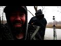 MUSKY FISHING FROM SHORE!! - Late Winter River Muskies