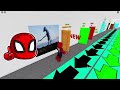 Spiderman Gets Haunted By Secret TREVOR MONSTERS In Roblox! (Siren Head Family, BLUEY EXE & MORE!)