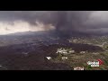 La Palma volcano: Drone footage shows 