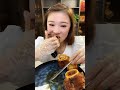 ASMR CHINESE EATING DELICIOUS FOOD 짧은 시간에 많은 양의 음식을 먹는 중국의 현재 먹방 영상 CHINESE MUKBANG