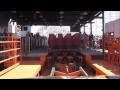 Raging Bull front seat on-ride HD POV Six Flags Great America