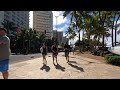 WALK HAWAII | What It's Really Like Walking Waikiki Beach - 2024