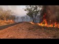 Fire on Dorat Rd between Adelaide River and Daly River Region turnoff Aug 2021
