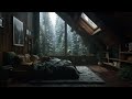 Rain Sounds on the Hanok in The Foggy Forest | Study, Relax, Reduce Stress with Rain Sounds😴