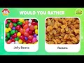 Would You Rather...? JUNK FOOD vs HEALTHY FOOD 🍔🥗 Quiz Forest