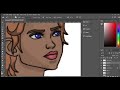 Character creation timelapse in photoshop