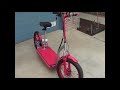 My Strawberry Bullet Scooter:  Powerful Electric Scooter Built at Home