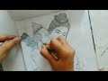 easy trick to make shri ram and hanuman #viral #trending #art #sketch #craft_ideas