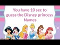 Can You Guess The Disney Princess From The Emoji ? || Disney Fans Quiz