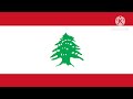 Pan-Arabic countries flag animation