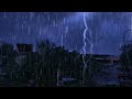 Heavy rain and Thunder storm Ambience to sleep, Leave the anxiety behind and sleep soundly with rain