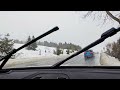 Relaxing Winter Ride: From Czech Republic Over Oberwiesenthal  To Germany | ASMR Car Driving