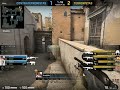 Competitive Dust2, triple kill