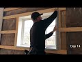 40x56 Large Garage Full Time-Lapse with Wrap around Porch