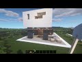Minecraft: How To Build a Modern House Tutorial(Relaxing Video) (#12) | 마인크래프트 건축, 집 짓기, 인테리어