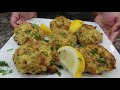 CRAB CAKES RECIPE | OVEN BAKED CRAB CAKES