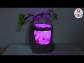 Waterfall Lamp with Mini Aquarium || Waterfall Showpiece for home decoration || Fountain Night Lamp