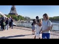 Paris, France 🇫🇷 - Paris Summer 2024 ☀️, Beautiful Womens & Hot Spots🗼 4K Paris Walk  (▶1h)