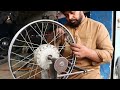 How To Balance Damage Motorcycle Wheel || Wheel Spokes Fitting