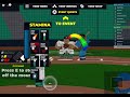 Playing Roblox 9v9 baseball