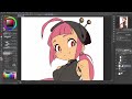 Fast & Easy Art Process. Robot Girl Speed-paint [re-up]